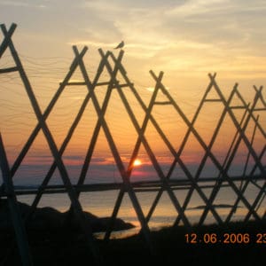 Solnedgang i Sør-Gjæslingan