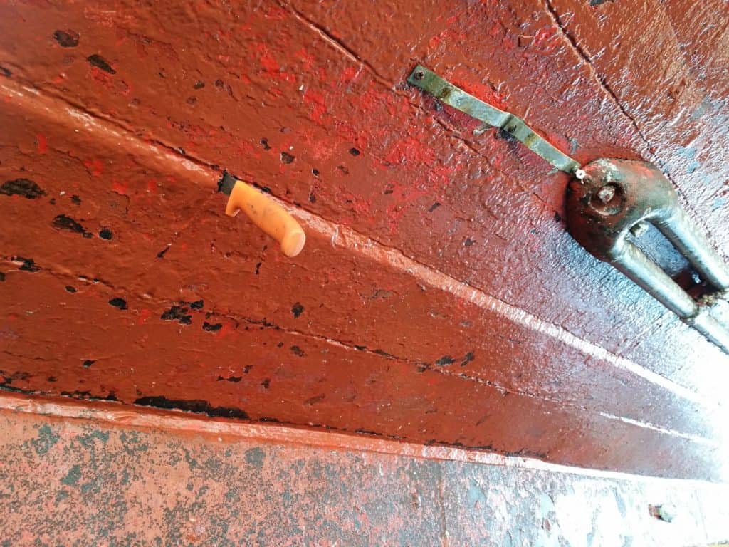 . Hudplankene var i god stand, men drev var dårlig på flere steder.