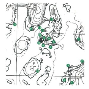 Kart Sør-Gjæslingan