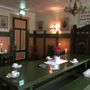 Kaffistova i Berggården, Kystmuseet Rørvik