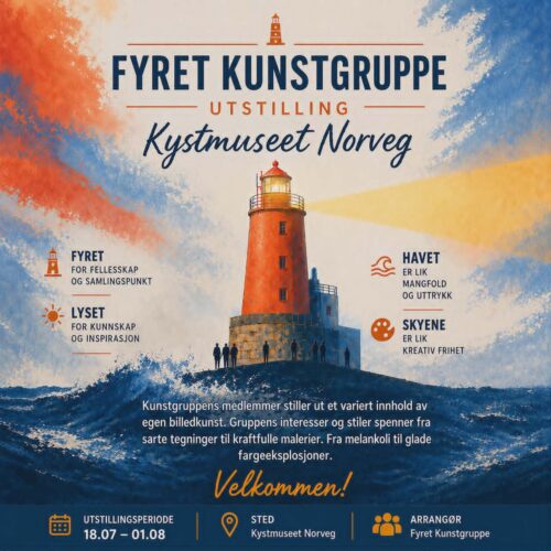 Kunstutstilling med Fyret kunstgruppe